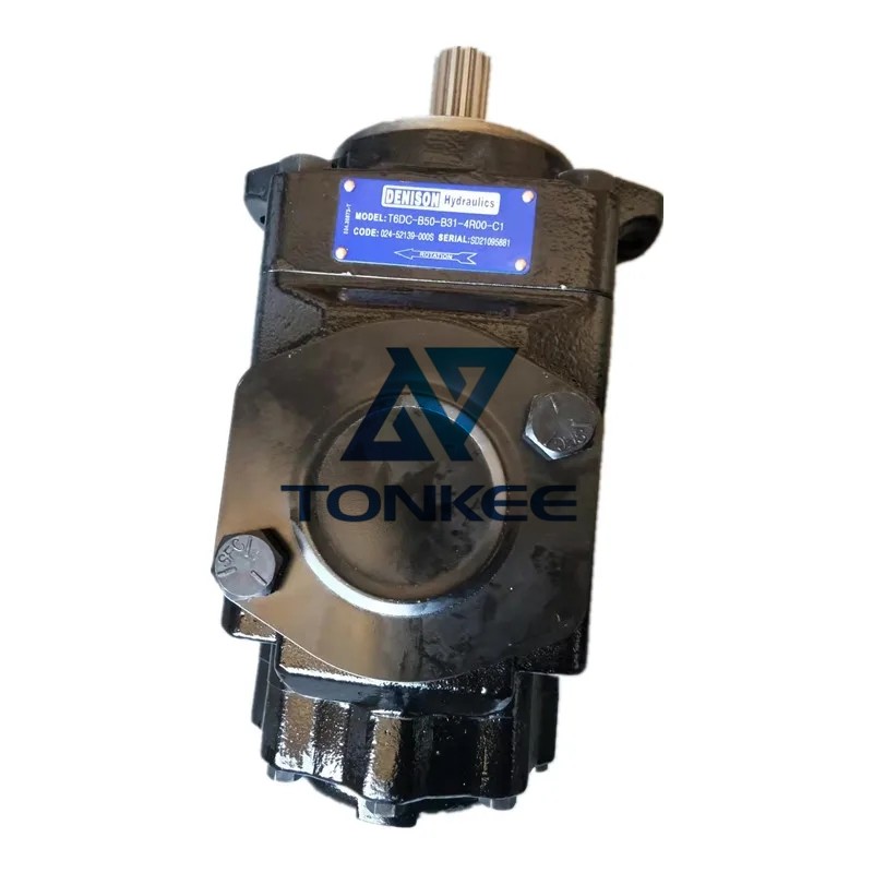 hot sale Parker Denison Hydraulic Vane Pump T6CC T6DC T6EC T67DC T6ED Double Vane Pump for Industrial Application