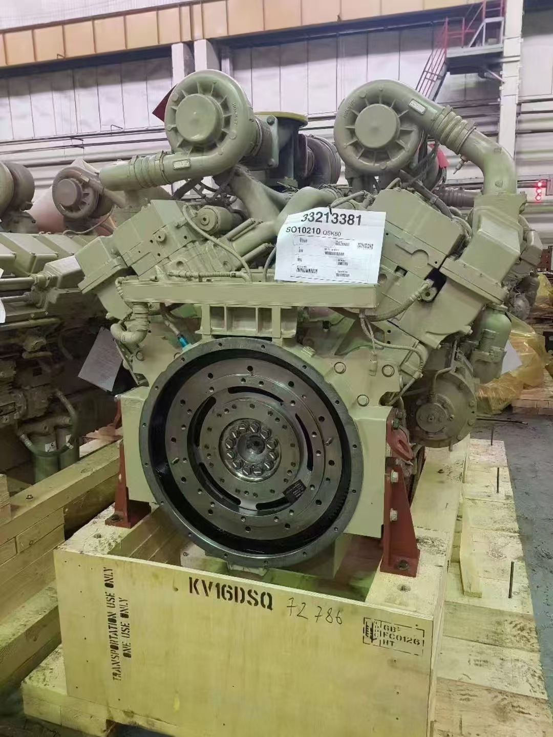buy QSK60-C2500 Diesel Engine for Sale 2500HP 1864KW 1900RPM T265 Dump Truck Engine R9800 Diesel Motor