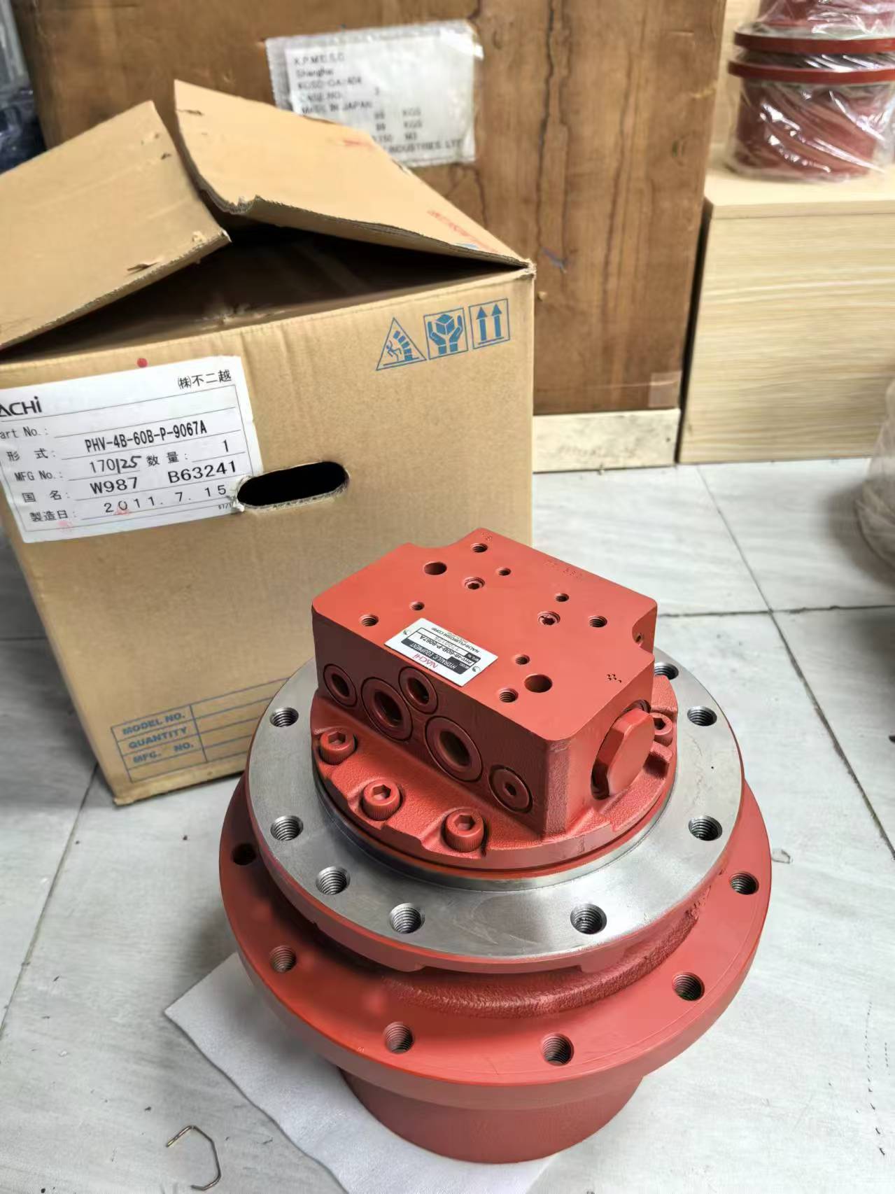 shop PHV-4B-60B-P-9067A Travel Motor Final Drive Assy High-Quality Replacement for NACHI 